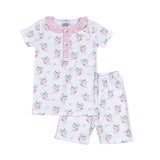 GTR-799 PINK HAPPY GATORS PIMA TWO PIECES LOUGEWEAR