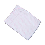 PDT-016 Pink Dots Receiving Blanket 28" x 29".