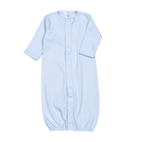 BBP-011 Blue Converter Gown Blue Picot Trim.