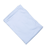 BBP-016 Blue  Receiving Blanket  Blue Picot Trim 28"x 29".