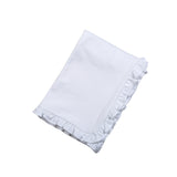 LIL-116 Lily  White Receiving Blanket 28"x 29".