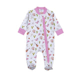 HWK-114 Howdy Kids Pima Zipper Footie