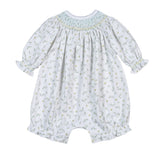 MIA-530 Mia Blue Floral Pima Hand Smk Bishop Bubble