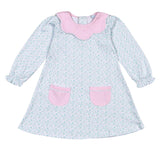 NCL-240 Nicolle Scallop  Pima Dress