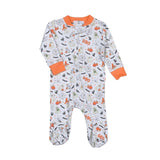 PKP-014 Pumpkin  Pals Pima Zipper Footie