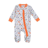 PKP-114 Pumpkin  Pals Pima Zipper Footie