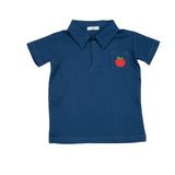 SCL-210 Back to School  Pima T-Shirt apple applique