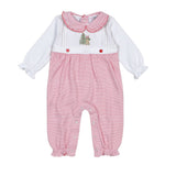XMP-134 Christmas Pals Hand Embroidered Romper