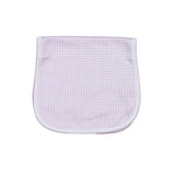 PGG-018 Pink Gingham Burping Pad .