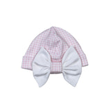 PGG-015 Pink Gingham Beanie.