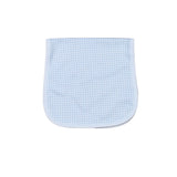BGG-018 Blue Gingham Burping Pad .