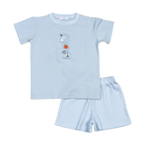SPK-020 Spooky Pima  Applique Short set
