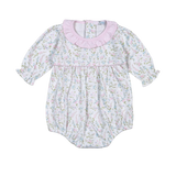 VIV-130 Vivian  Floral Pima Long sleeves Bubble