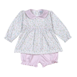 VIV-132 Vivian Floral Pima Bloomers set