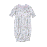 VIV-519 Vivian Floral Hand Smk Bishop Gown