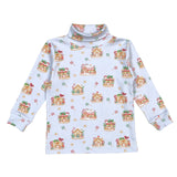 GIN-010 Gingerbread House Pima turtleneck