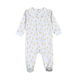 DKY-114 Baby Ducks in the Pond YR Pima Zipper Footie