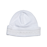 WHS-815 White Hand Smocked Pima Beanie