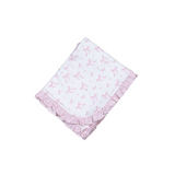 PCQ-016 Pink Coquettes Pima Receiving Blanket