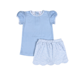 IVY-260 Ivy Floral Skort Set