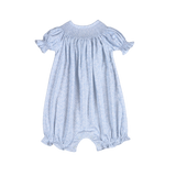 IVY-530 Ivy Floral Hand Smocked Bishop Bubble