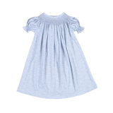 IVY-540 Ivy Floral Hand Smocked Bishop Dress