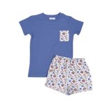 GDY-020 Game Day Blue Short Set