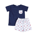 CLB-020 Celebrate Blue Short Set