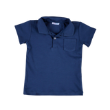 NNS-310 NAVY BLUE  COLLARED  T-SHIRT