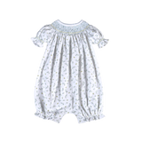 MIA-830 Mia Blue Floral Pima Hand Smk Bishop Bubble