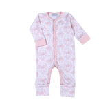 HGI-913  Gigi Pink Toile Ride Playsuit