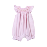 PKS-630 Pink Tiny Stripes Hand Smk Pima Bishop Bubble