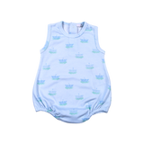 BBT-930 Blue Paper Boats Pima Bubble
