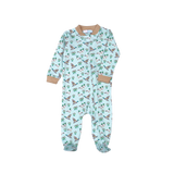 MLK-014 Mallard Ducks Pima Zipper Footie