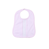 PPP-118 Pink   Pima Hand Smocked BIB