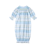 ALN-519 Alina Floral Hand Smock Bishop Gown