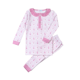 PIB-799 Pink Ballerina Pima Two Pcs Loungewear