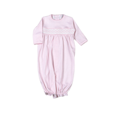 PGG-111 Pink gingham clsssic Pima Hand Smocked Converter