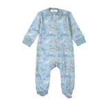 DFR-014 Dino Friends Pima Zipper Footie