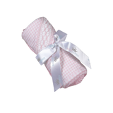 PGG-116 Pink gingham clsssic Pima Hand Smocked Blanket