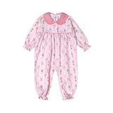 NTK-234 Pink Nutcracker Pima scalop collar Romper