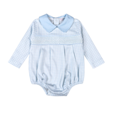 SAS-430 Blue Samuel Hand Smock  Bubble