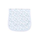 BSF-017 Blue Baby Safari Pima  Burping Pad