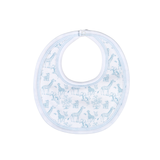 BSF-018 Blue Baby Safari Pima Bib