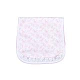 BSF-117 Pink Baby Safari Pima  Burping Pad