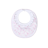 BSF-118 Pink Baby Safari Pima Bib
