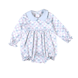 BCQ-230 Blue Coquettes  Pima scalop collar Bubble