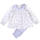 MCU-220 Magic Unicorns Pima scalop collar top set