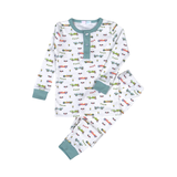 RCA-099 Racing Cars Pima Two Pcs Loungewear