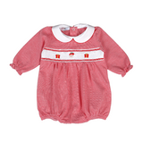 SWS-730 Red Christmas Sweet Santa Hand Smk Pima Bubble